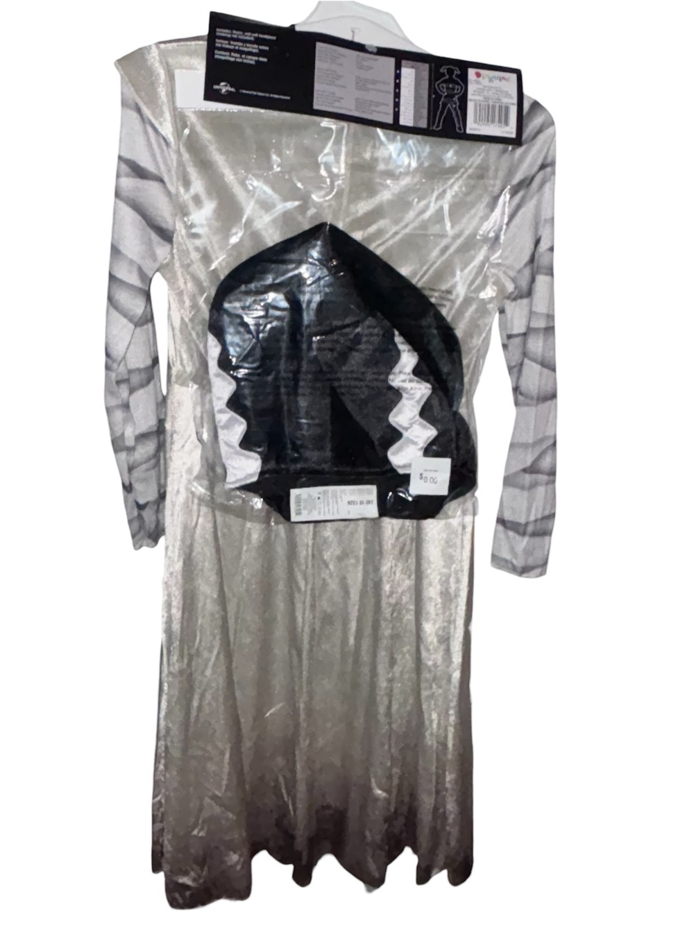 Disguise Hollywood Monsters The Bride of Frankenstein Girls Costume NWT - Picture 3 of 16